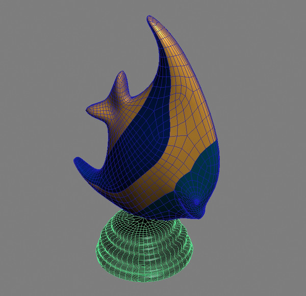 la murrina 3d obj - la murrina fish by dimosbarbos